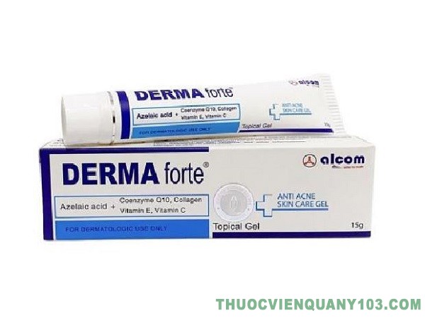 Gel dưỡng Alcom Derma Forte Advanced giúp ngừa mụn hiệu quả
