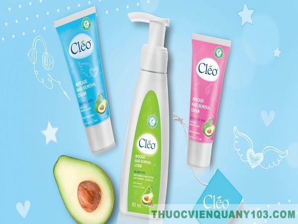 Kem tẩy lông Cléo giúp tẩy lông hiệu quả cho mọi loại da