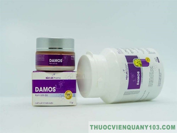 Viên uống Damos - Hỗ trợ cải thiện các triệu chứng viêm da cơ địa
